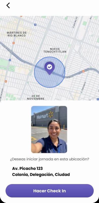App de Ctrl+: check-in del promotor con geocerca y selfie en el punto de venta